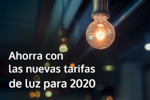 La tarifa de la luz baja un 2 por ciento en 2020