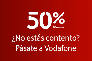 Disfruta de un 50% de descuento durante 12 meses con Vodafone One