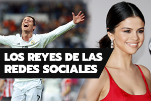 Cristiano Ronaldo y Selena Gómez son los reyes de las redes sociales