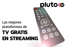 Un mando a distancia de televisión cambia a una plataforma de televisión en streaming gratis
