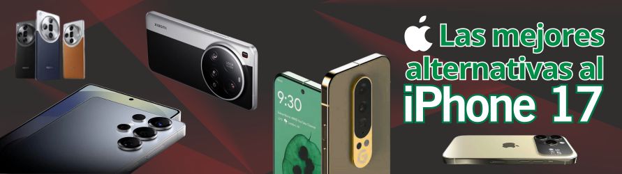 Descubre las mejores alternativas en móviles al iPhone 17