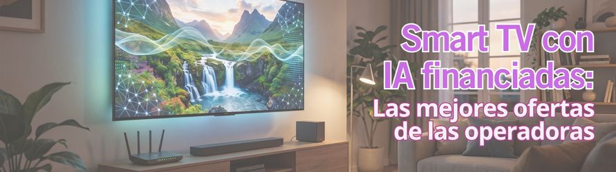 Smart TV con IA financiadas: Ofertas y comparativa entre operadoras